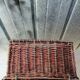 Vintage wicker travel basket