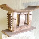 Antique wooden stool african art ashanti from ghana