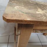 Vintage wooden workbench