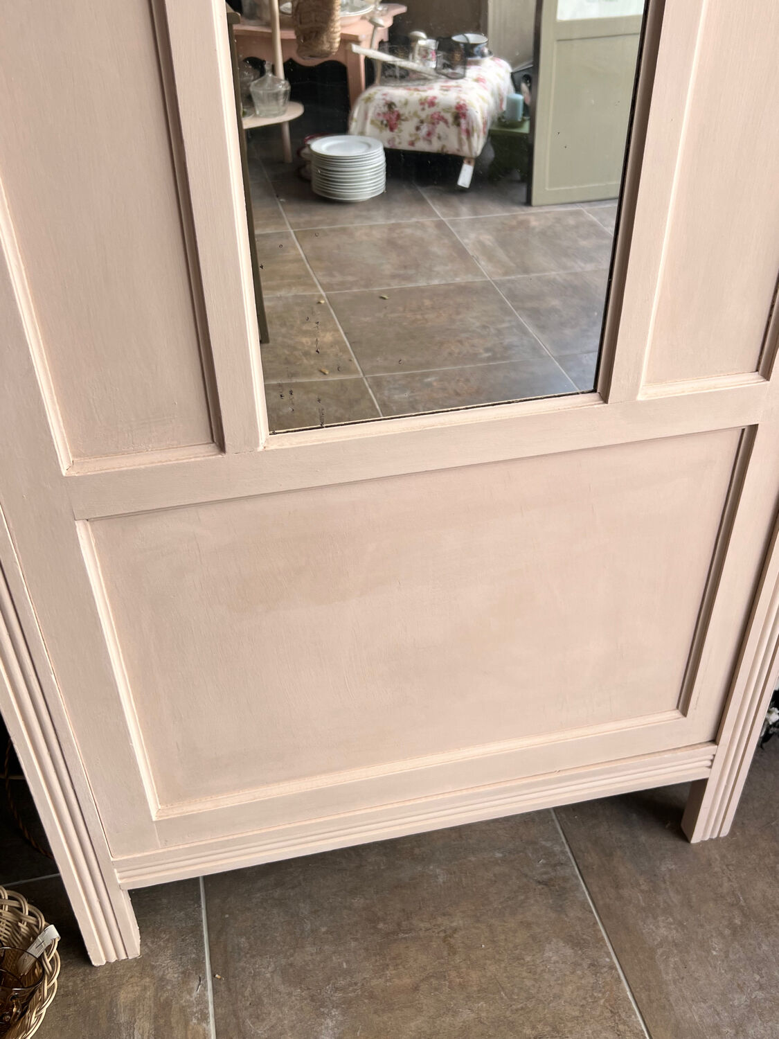 Small Parisian wardrobe with mirror