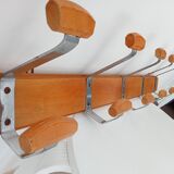 Vintage wall coat rack from the 60s/70s