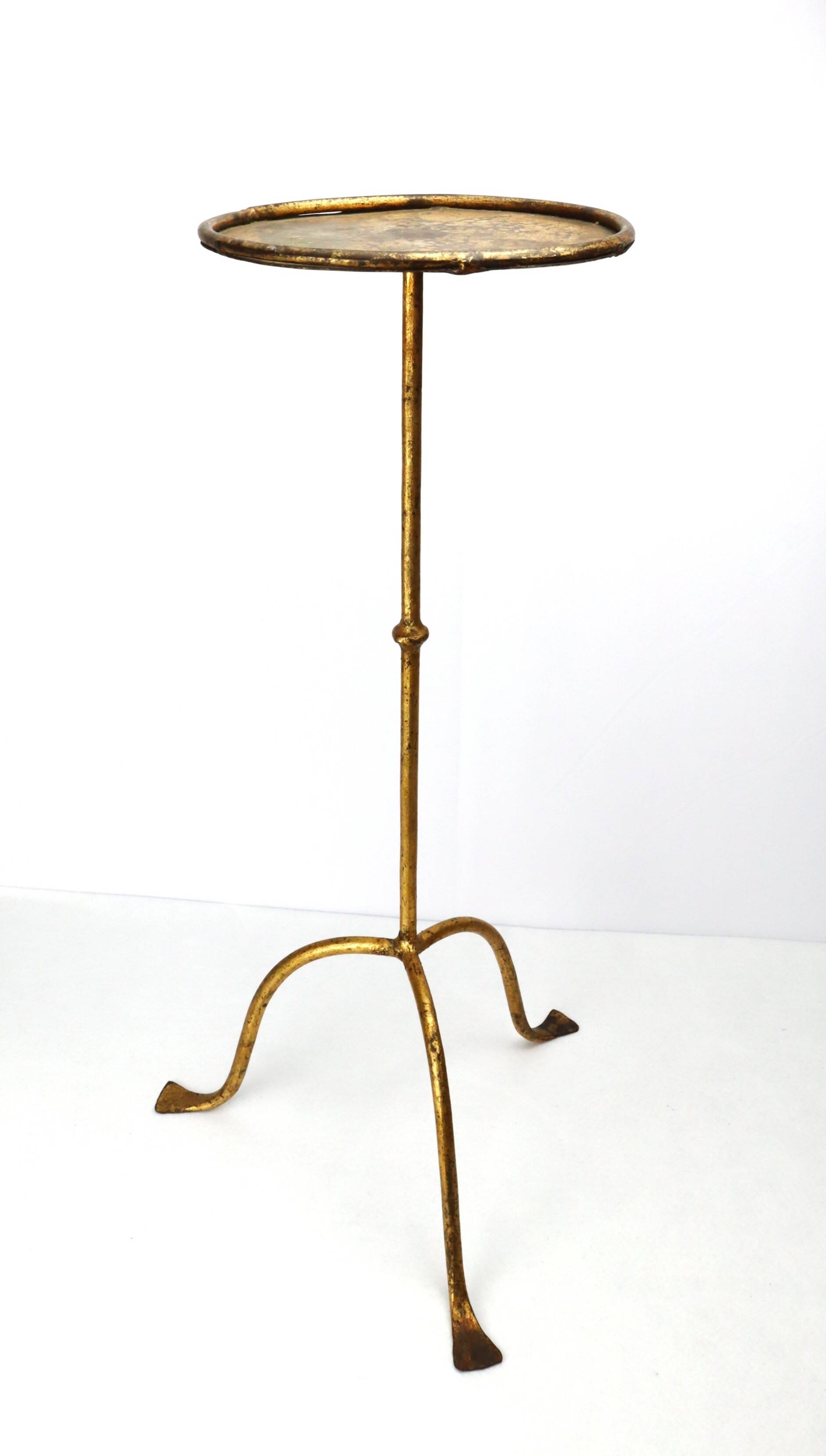 Golden metal Martini table 1950