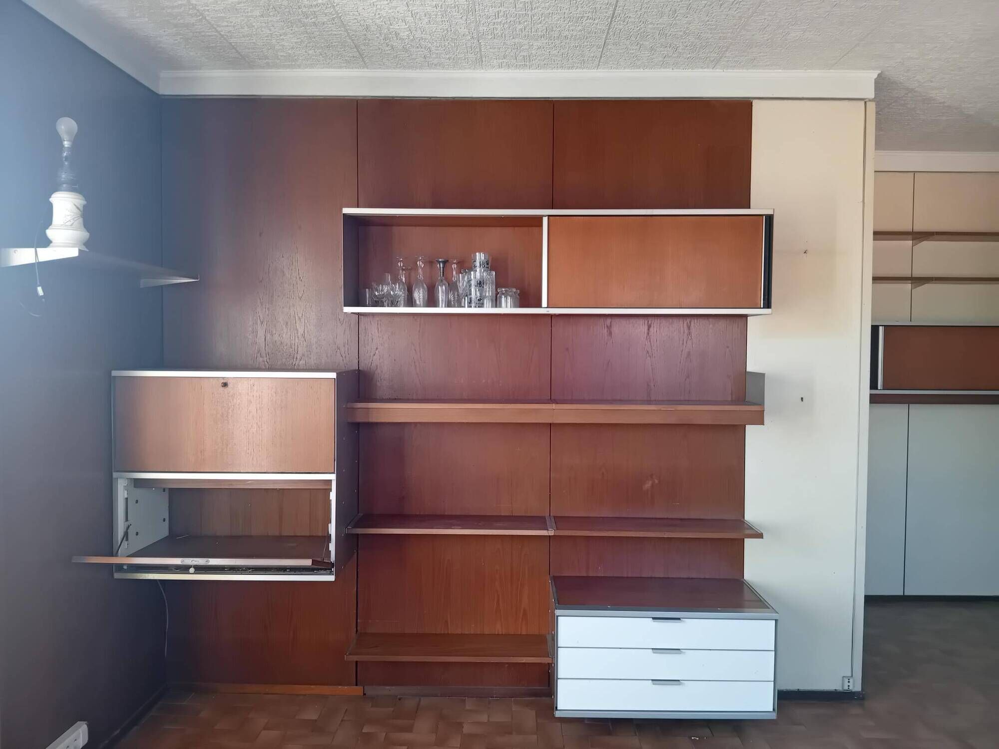 a modular wall furniture set EFA, attributed to Georges Frydman, da