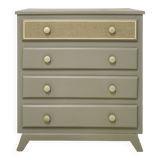 Vintage khaki chest of drawers