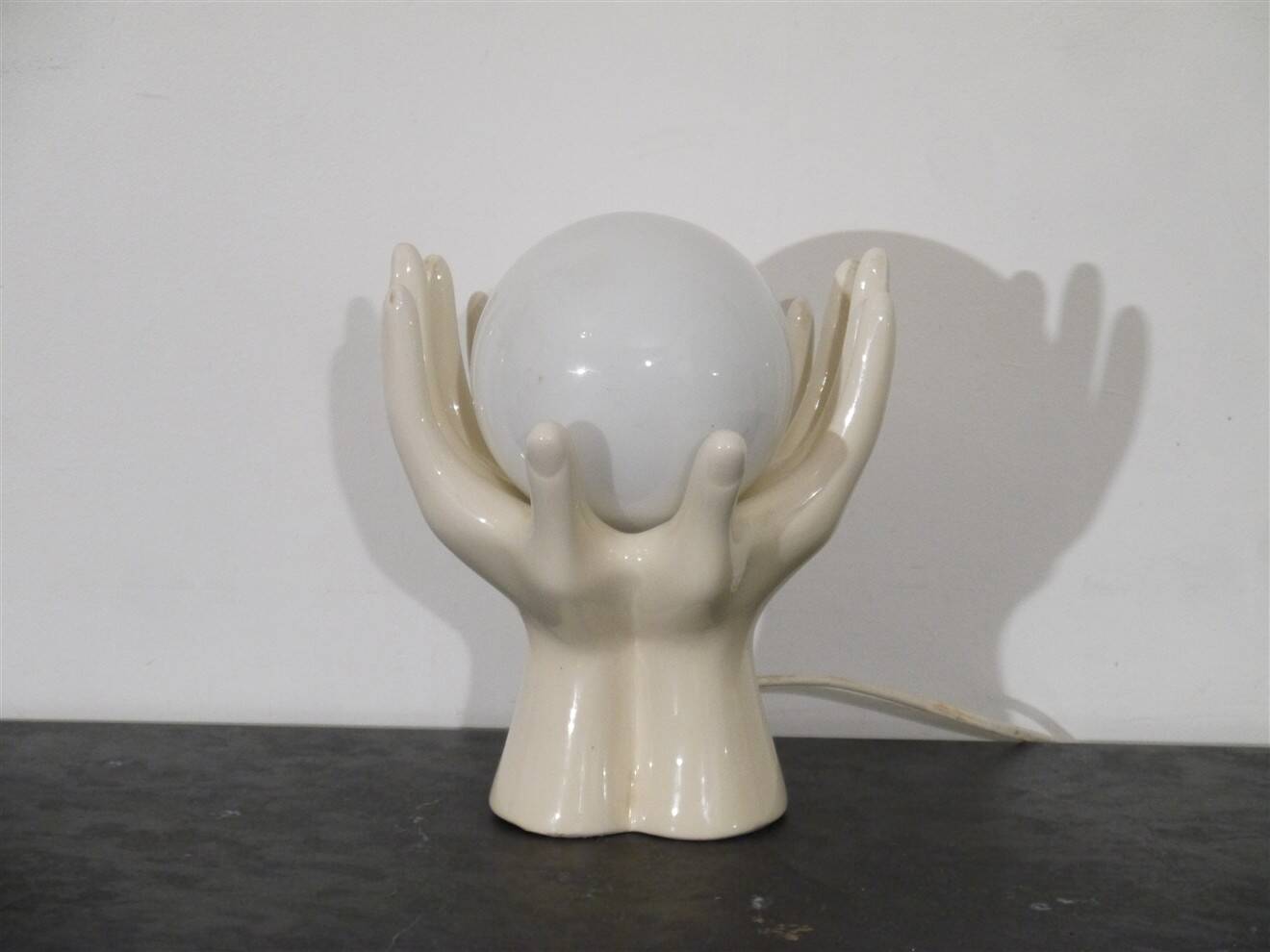 "Main" lamp in ceramic from the 1970s.