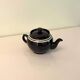 Brown ceramic teapot