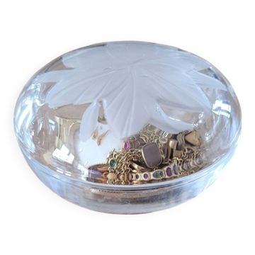 Thick glass bonbonnière