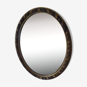 Miroir ovale Napoléon III 68x86cm