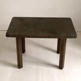 Vintage 70's wooden coffee table, side table or sofa end table