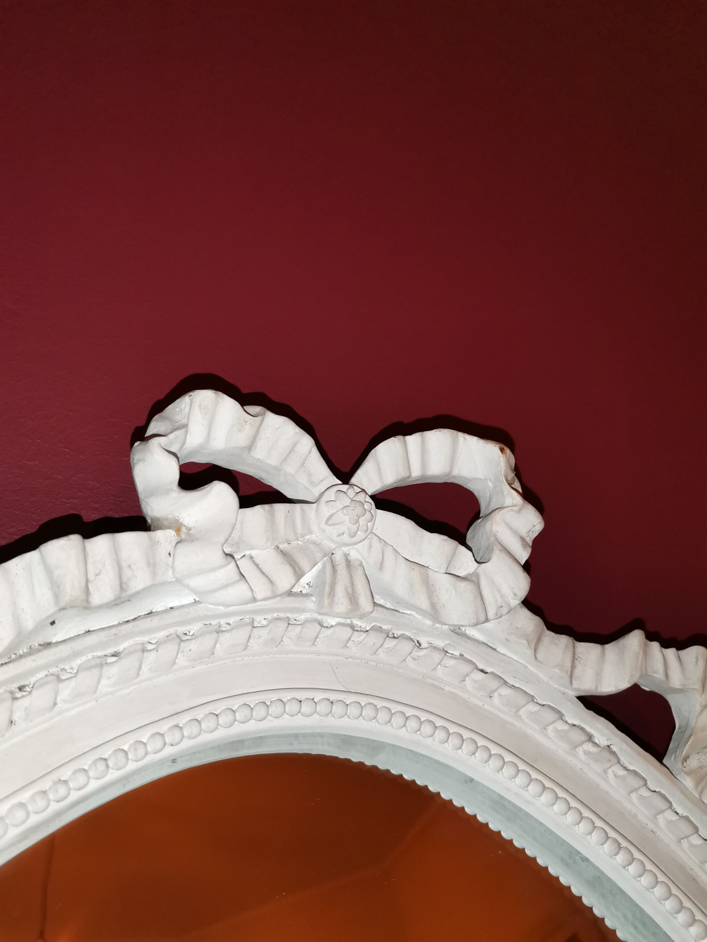 Nude / white mirror 34x48cm