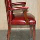 Vintage Gainsborough Chesterfield leather armchairs