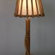 Lampe de table en roseau crayon moder du milieu du siècle