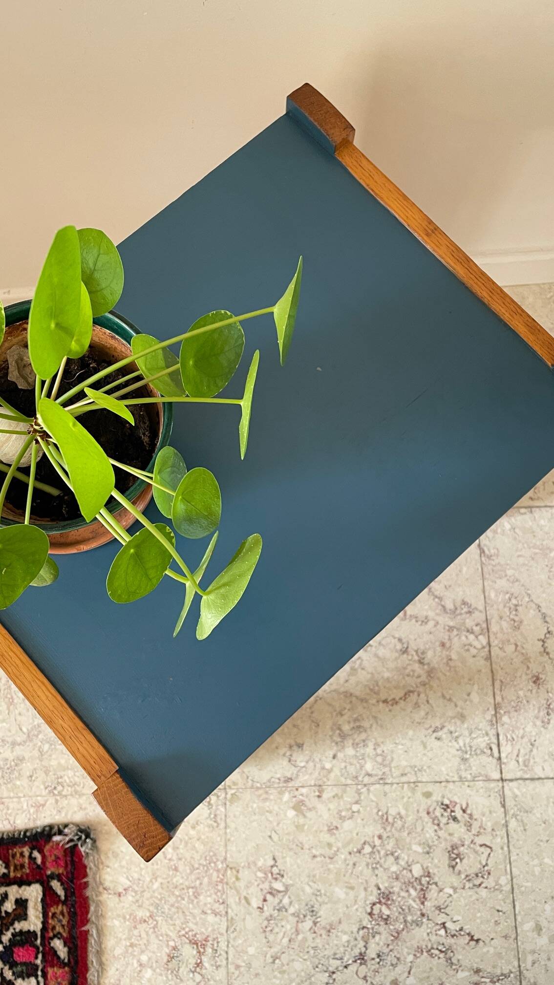 Vintage Scandinavian Cube Bedside Table