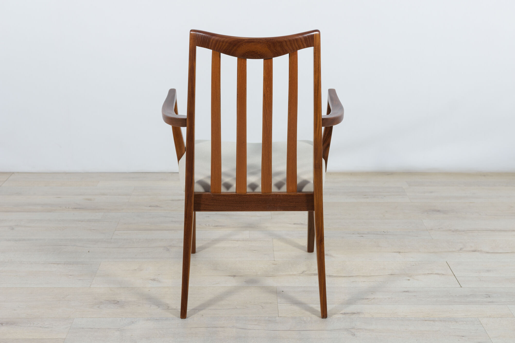 Mid-century teak and fabric dining chairs by Leslie Dandy for G-Plan, 1960s, Set of 8