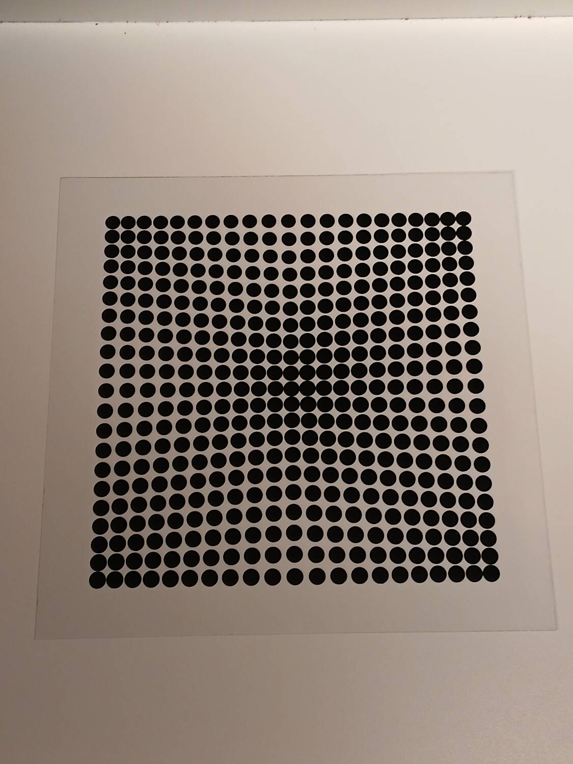 Vasarely silkscreen print - "Deep Kinetics" - 3D Illusion & Black and White