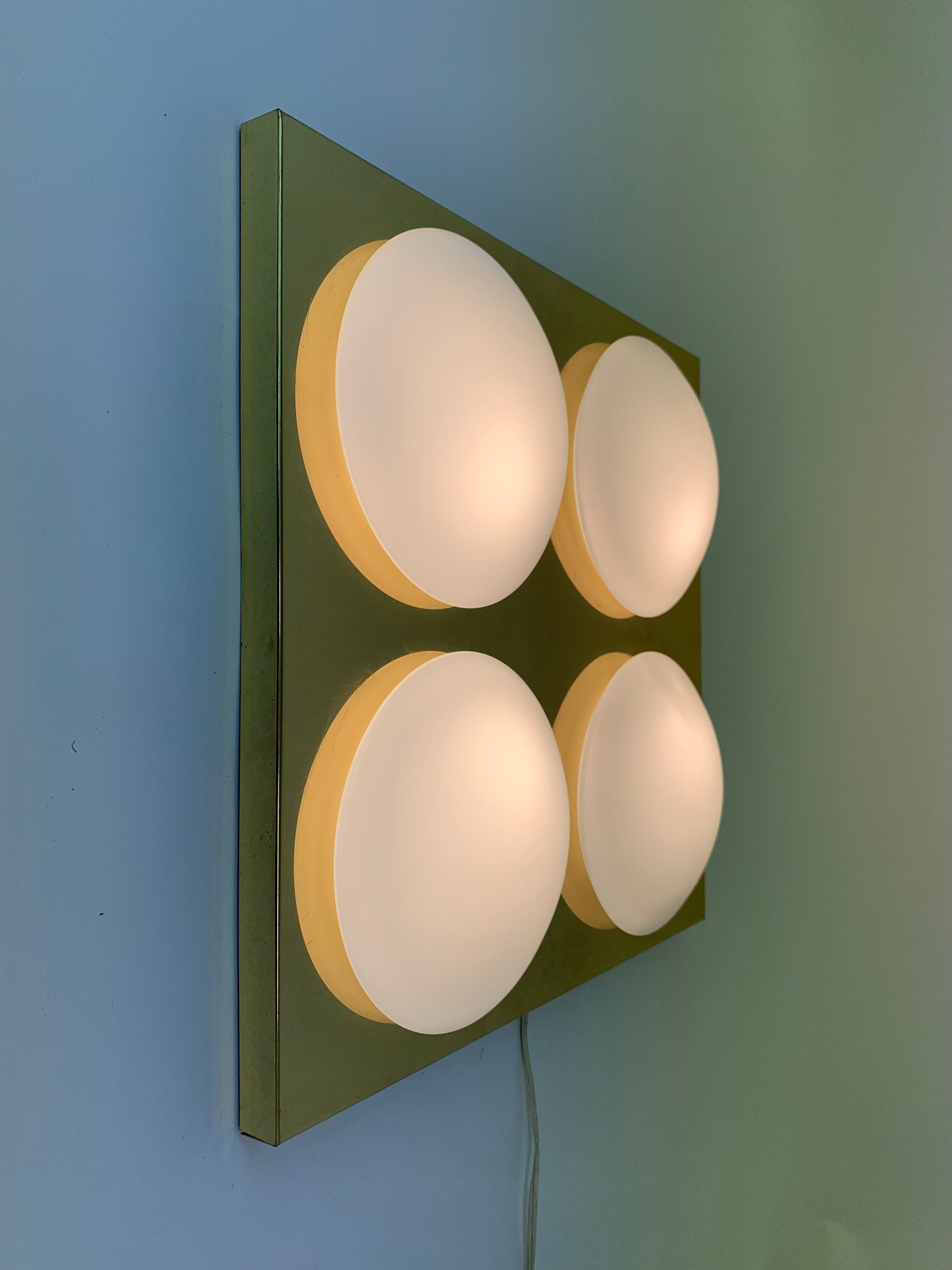 Wall lamp by Rolf Krüger for Heinz Neuhaus Leuchten, 1970s