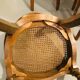 Set of 4 caned medallion chairs in Louis XVI style - Excellent condition - Oak