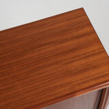 Midcentury Danish higher cabinet in teak by Axel Christensen for ACO Møbler 1960s