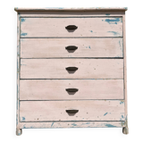 Patinated chest of drawers