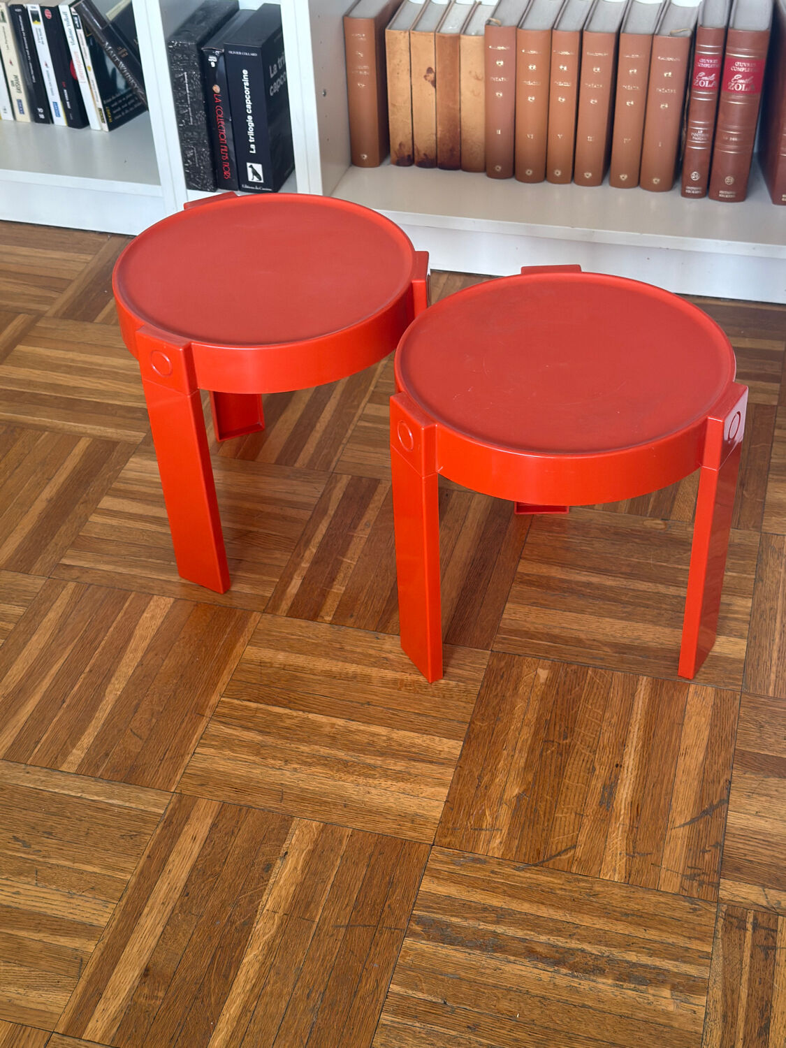 Set of 2 coffee tables from Prisunic.