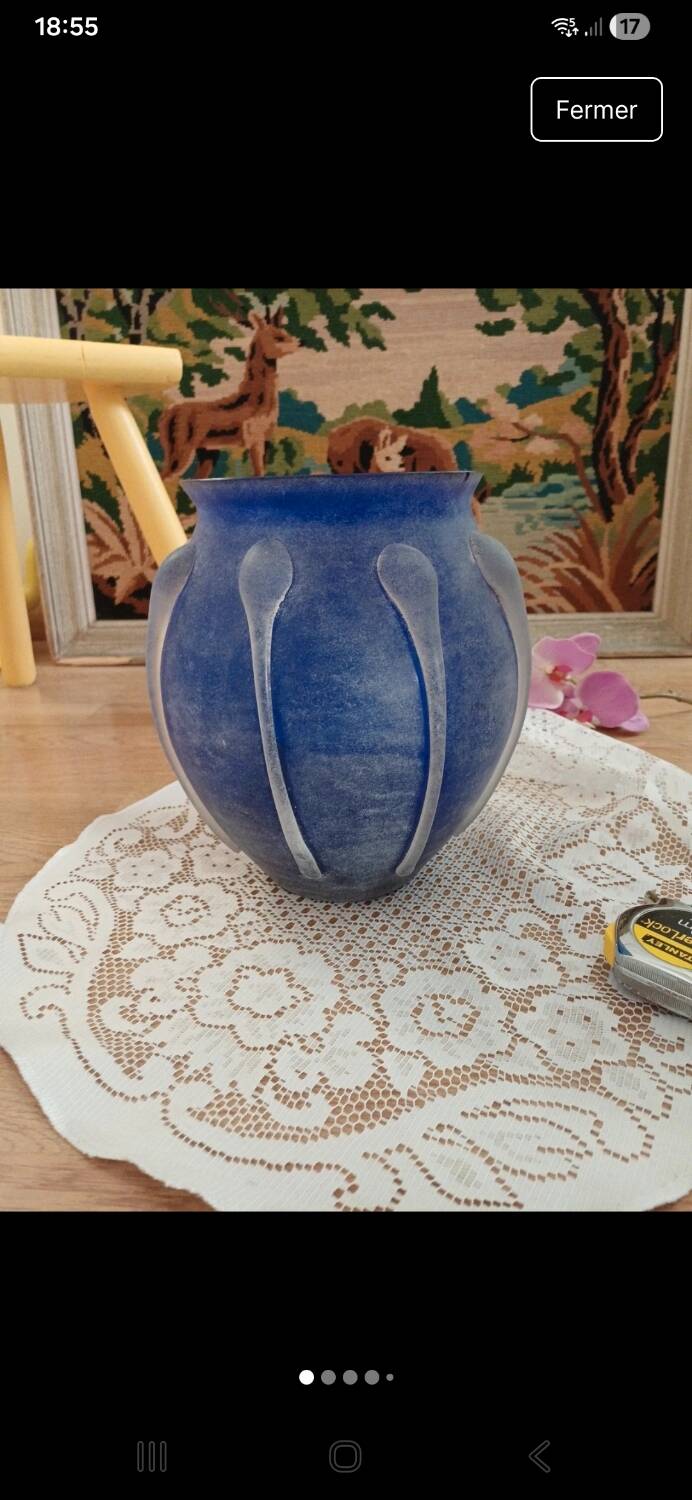 Vintage Style Murano Italian Vase