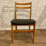 Series of 4 vintage Scandinavian style chairs