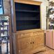 Buffet de ferme relooké noir et bois