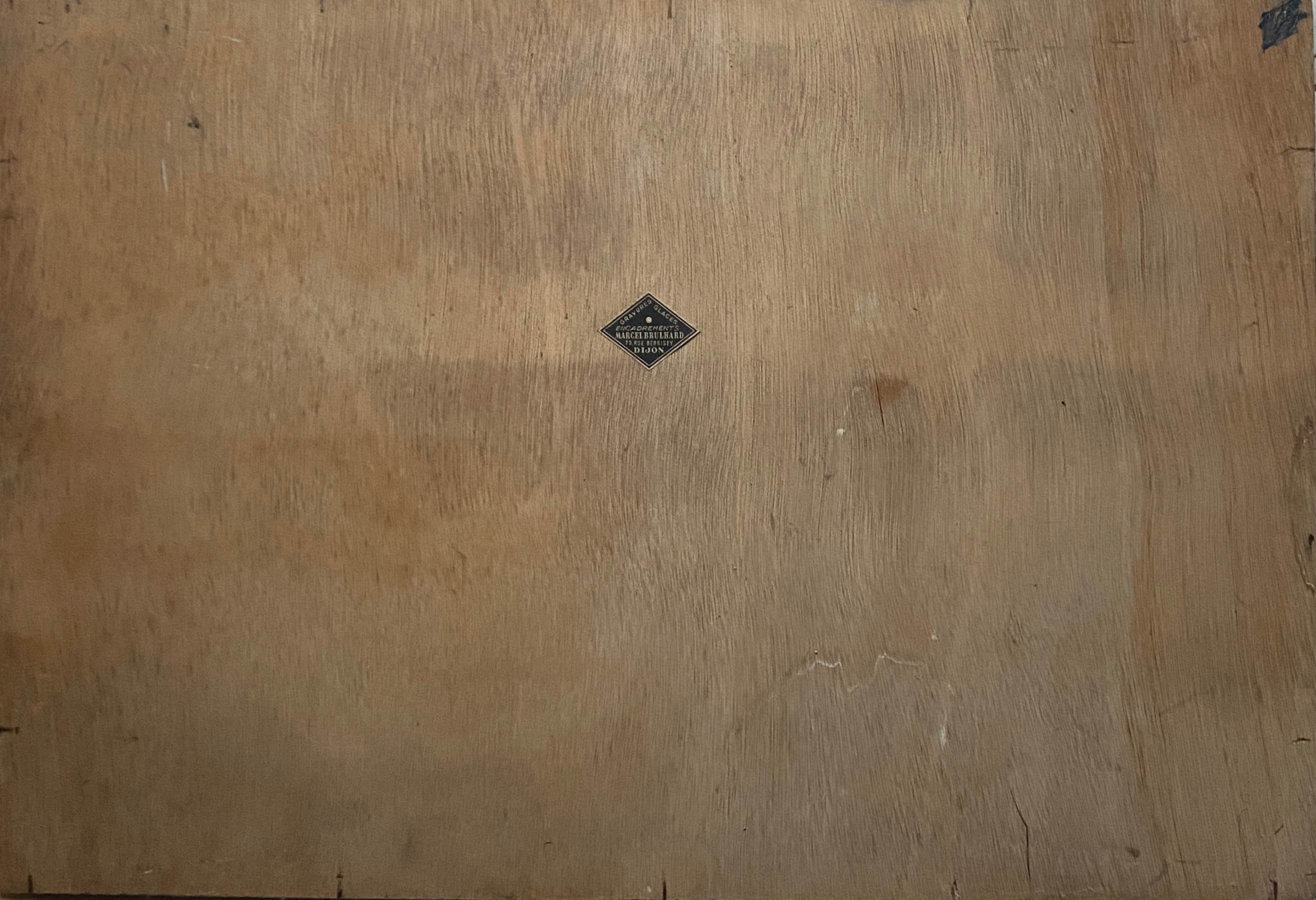 HSP table "Animated alpine landscape" early XX° signed