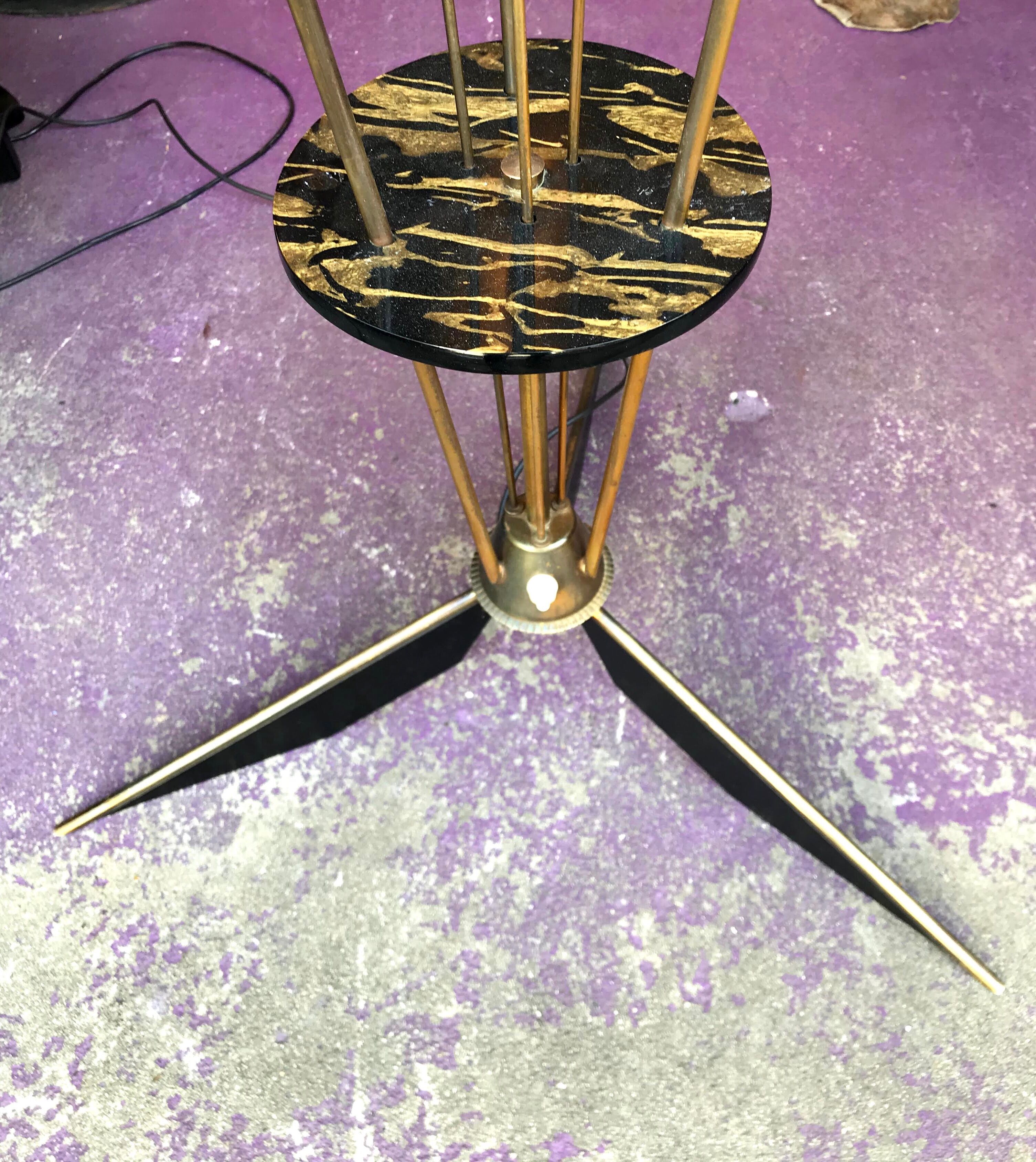 Vintage lamp 3-branch 1960s lamp