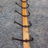 Door industrial coat a 5 hooks