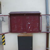 Display showcase for restaurant menu