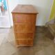 Storage furniture - wooden chest of drawers - 8 wicker drawers - bohemian countryside