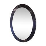 Oval mirror wood