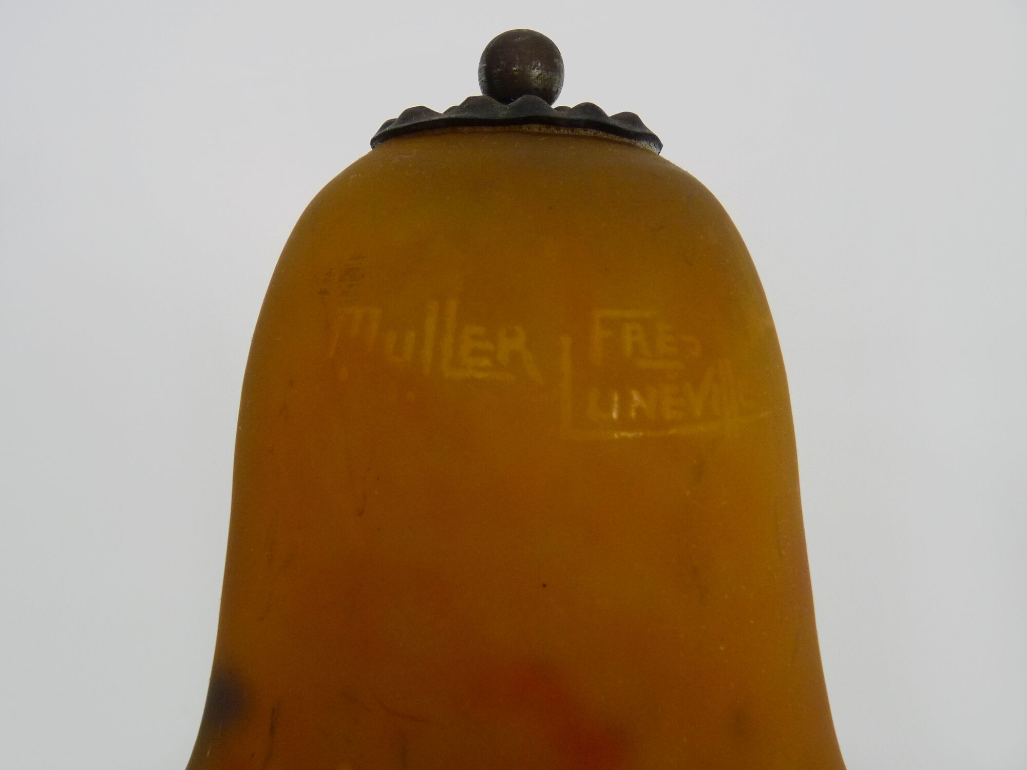 Vintage Art Deco desk lamp by Muller Frères Lunéville, 1930s