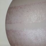 Grande lampe de table en verre de Murano satiné et corrodé Swirl de VeArt, années 80.