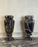 Pair of Portor marble vases, circa 1920