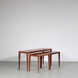 Severin Hansen Nesting Tables for Haslev, Denmark 1960
