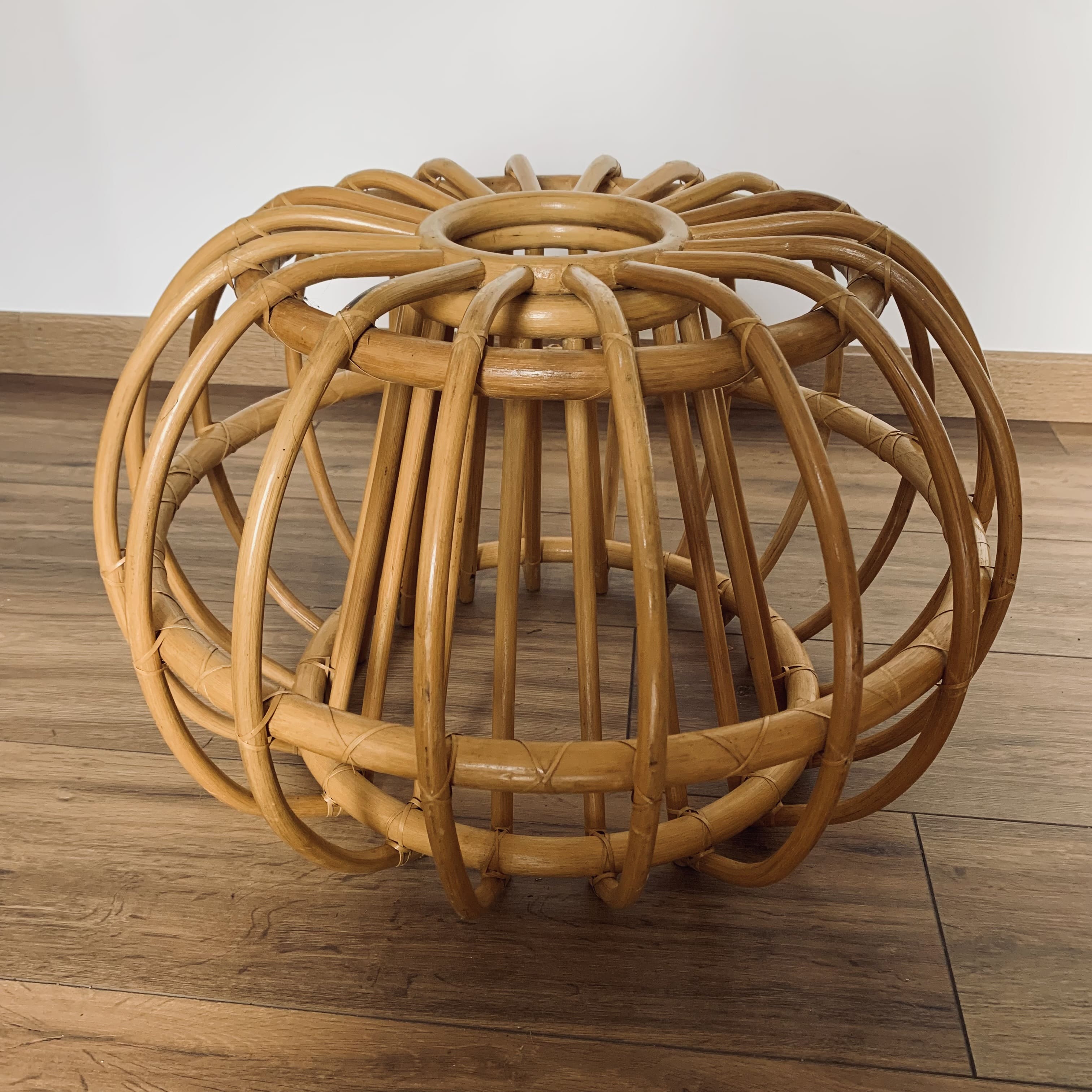 Rattan coffee table