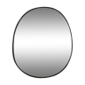 Round charcoal mirror 31 cm