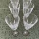 6 crystal champagne flutes