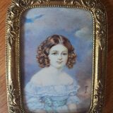 Miniature portrait signed Moritz Dallinger
