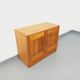 Charlotte Perriand style Les Arcs vintage pine storage unit from the 60s and 70s