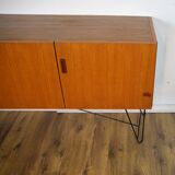 Scandinavian teak and metal row