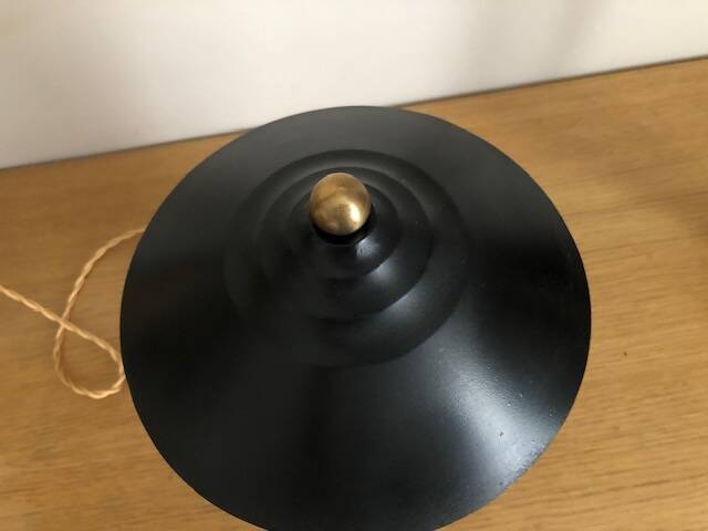 Art deco mushroom lamp