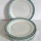 7 old Sarreguemines Orléans dessert plates