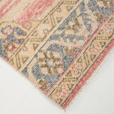 Tapis de course turc vintage 3x12, 86x376Cm