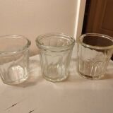 3 vintage jam jars