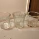3 vintage jam jars