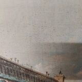 Painting on canvas "Feast of the Ascension" in Venice 44x65 cm