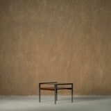 Rosewood and steel coffee table, Denmark, 1970s